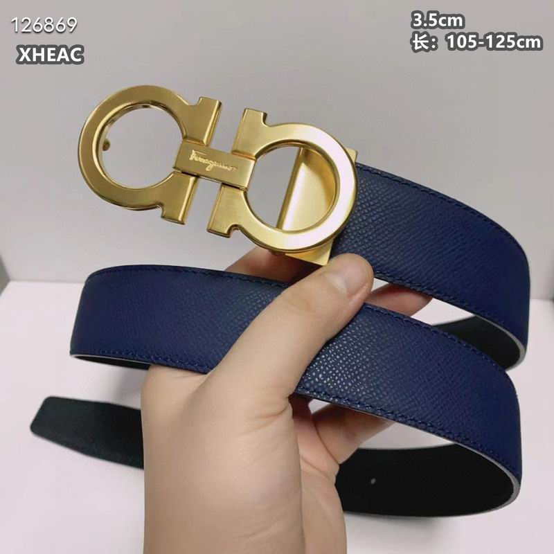 Ferragamo belt 35mmX105-125cm 8L (188)