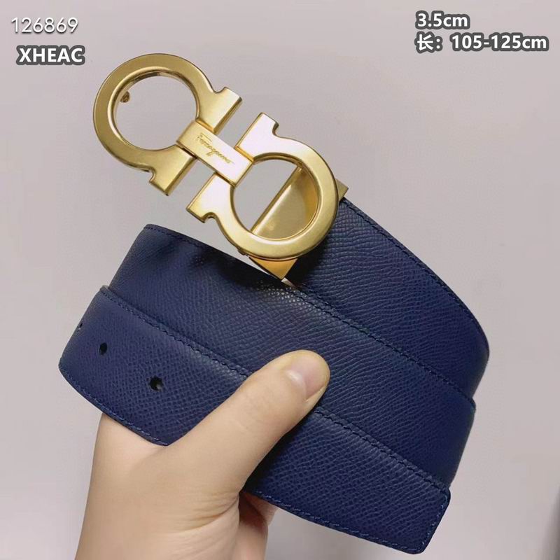 Ferragamo belt 35mmX105-125cm 8L (189)