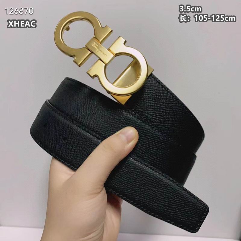 Ferragamo belt 35mmX105-125cm 8L (195)