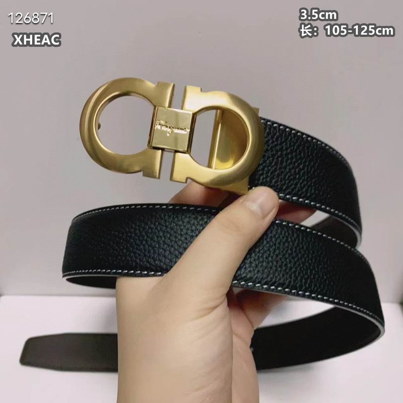 Ferragamo belt 35mmX105-125cm 8L (200)
