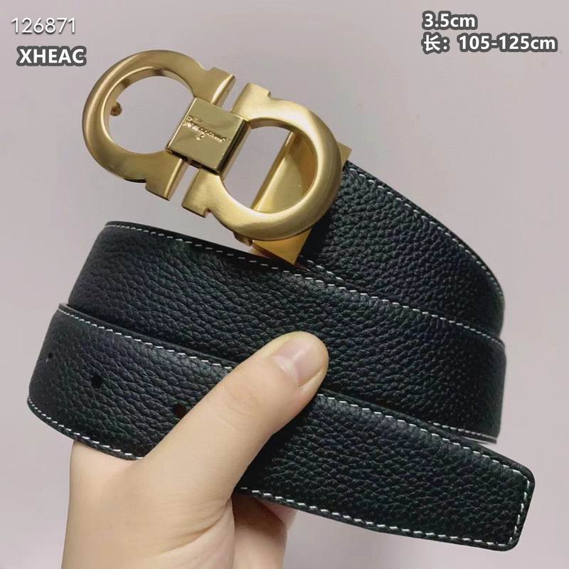 Ferragamo belt 35mmX105-125cm 8L (201)