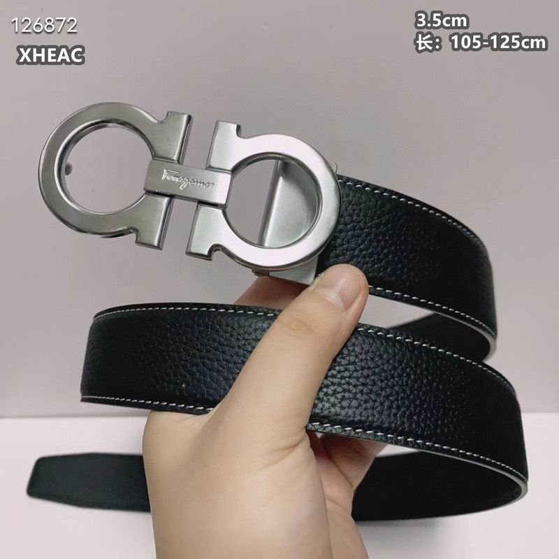 Ferragamo belt 35mmX105-125cm 8L (203)