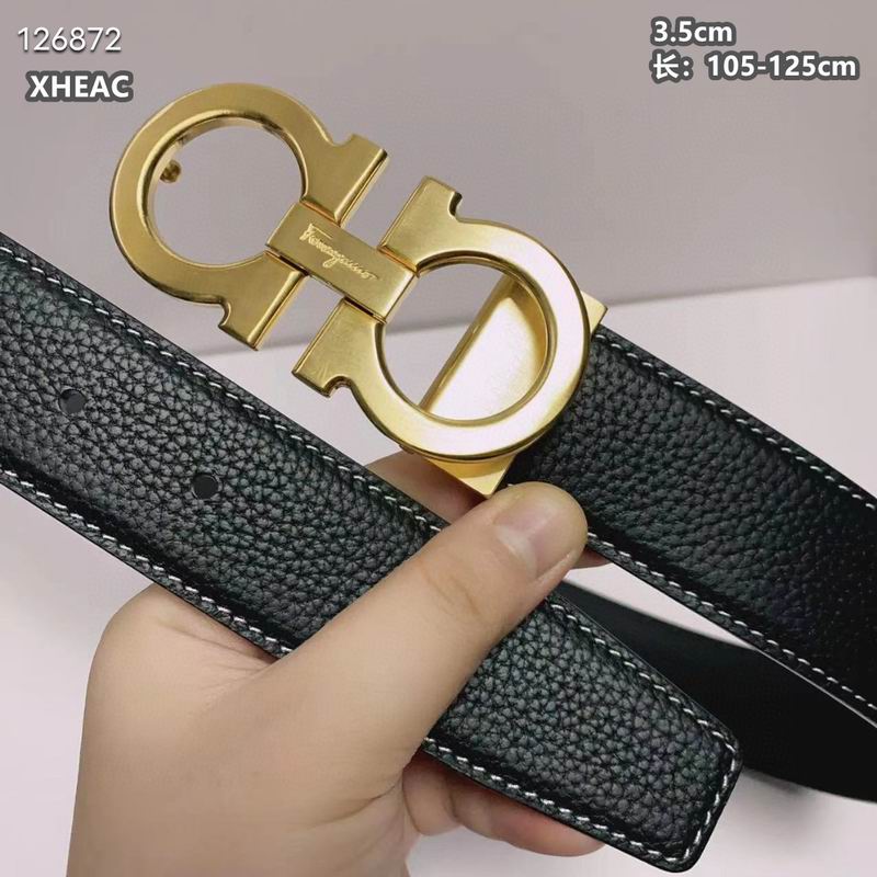 Ferragamo belt 35mmX105-125cm 8L (205)