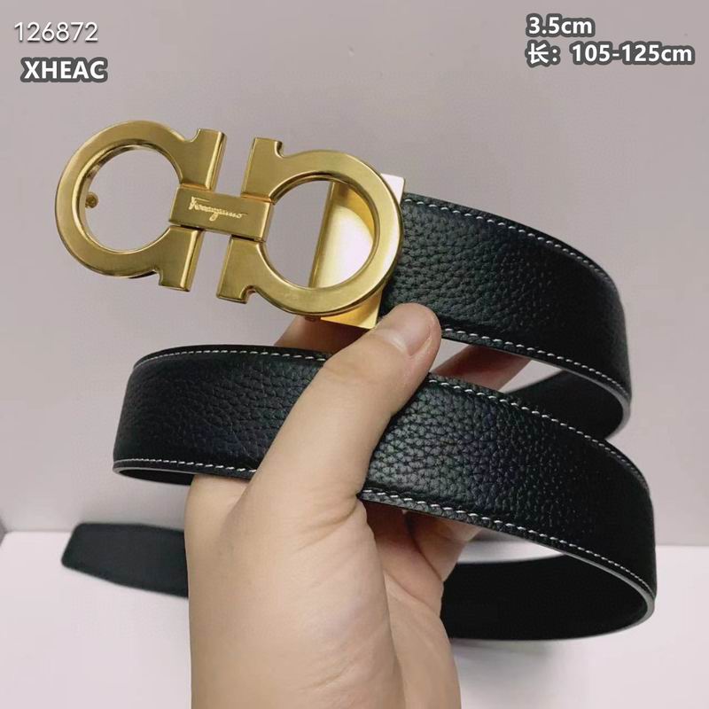 Ferragamo belt 35mmX105-125cm 8L (206)