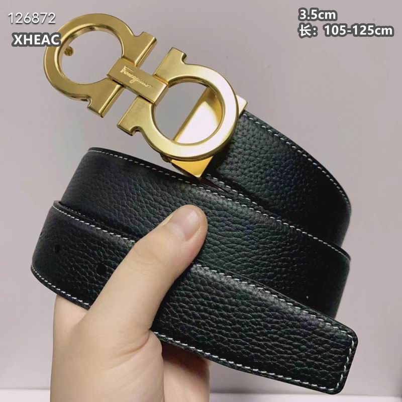 Ferragamo belt 35mmX105-125cm 8L (207)