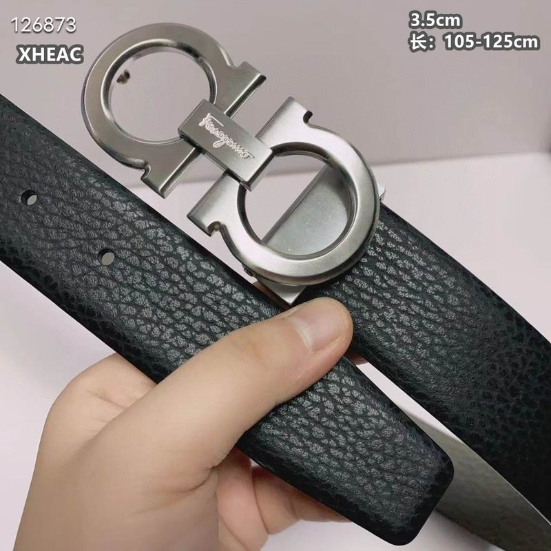 Ferragamo belt 35mmX105-125cm 8L (208)