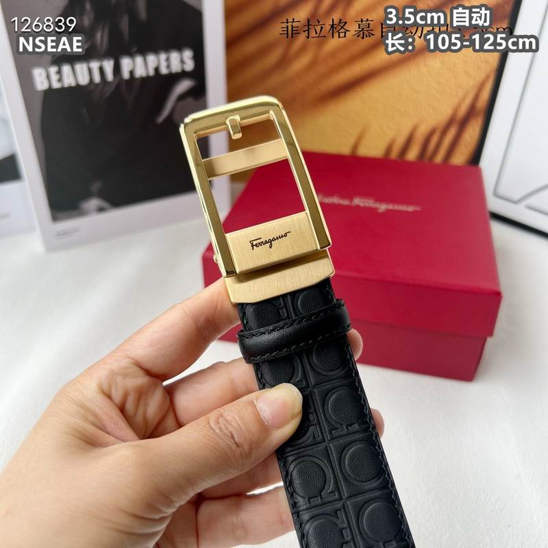 Ferragamo belt 35mmX105-125cm 8L (21)