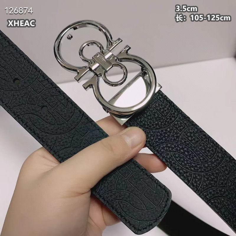 Ferragamo belt 35mmX105-125cm 8L (214)