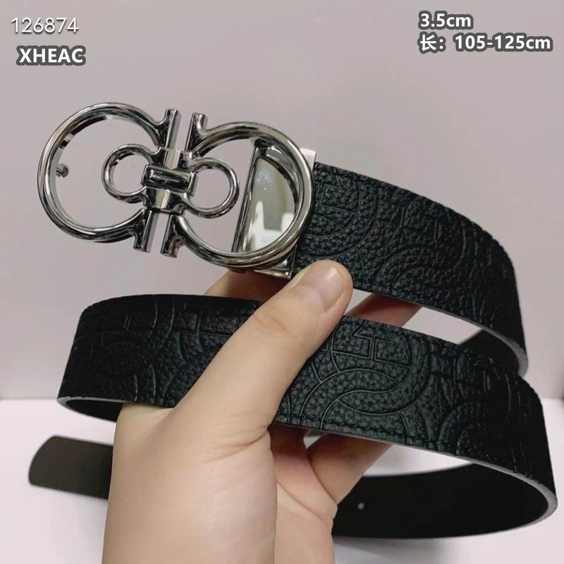 Ferragamo belt 35mmX105-125cm 8L (215)