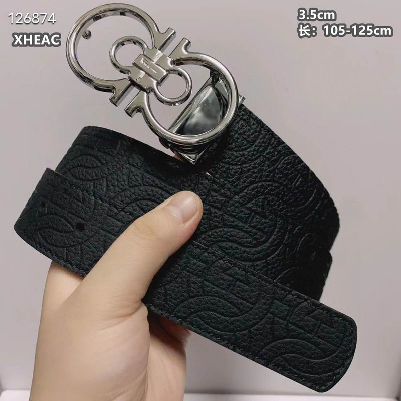 Ferragamo belt 35mmX105-125cm 8L (216)