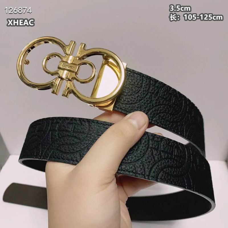 Ferragamo belt 35mmX105-125cm 8L (218)