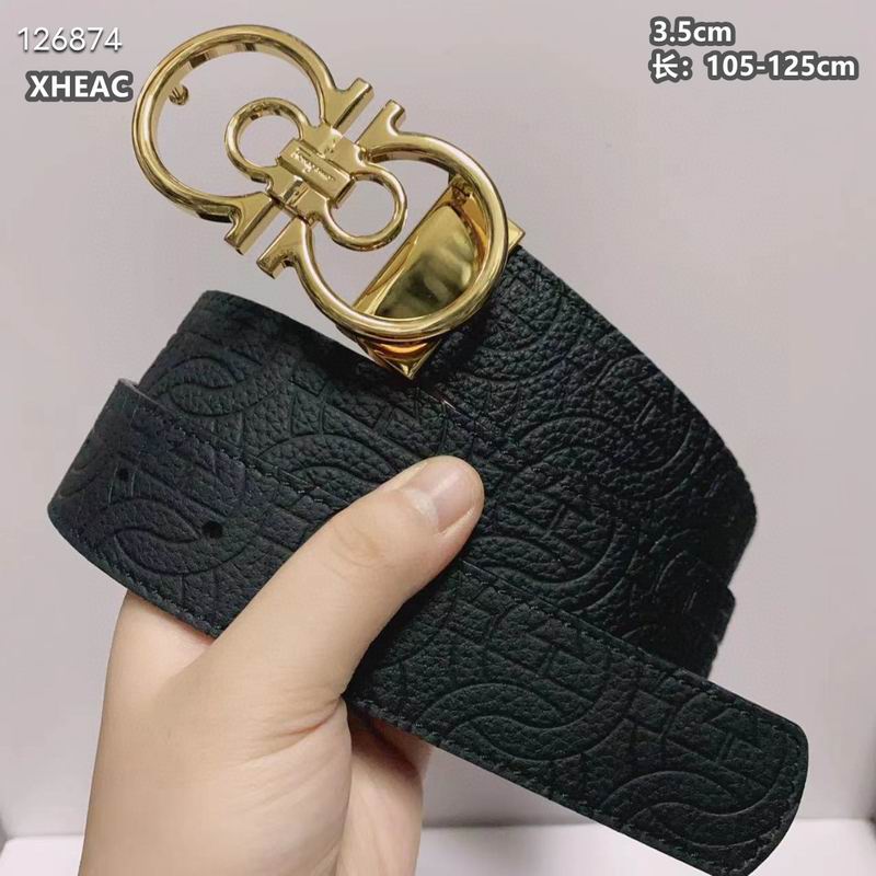 Ferragamo belt 35mmX105-125cm 8L (219)