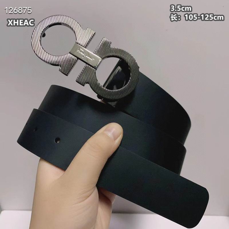 Ferragamo belt 35mmX105-125cm 8L (221)