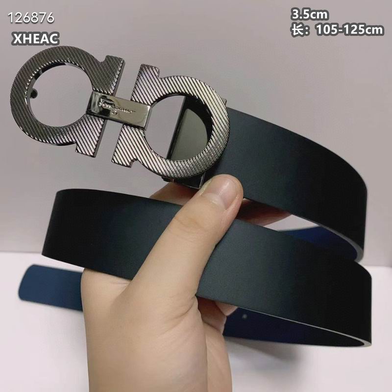 Ferragamo belt 35mmX105-125cm 8L (229)