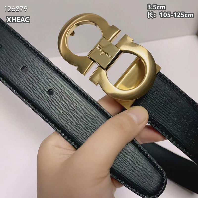 Ferragamo belt 35mmX105-125cm 8L (239)