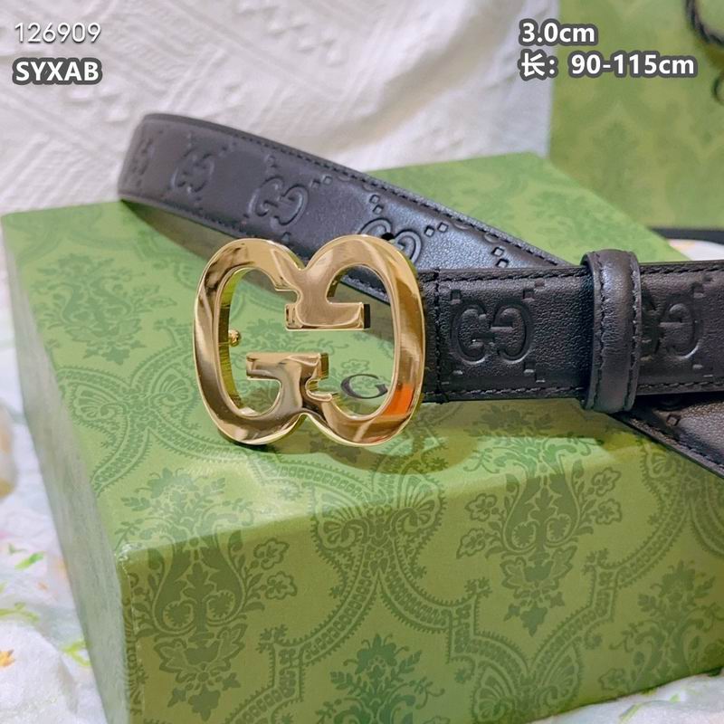 Gucci belt 30mmX90-115cm 8L (9)