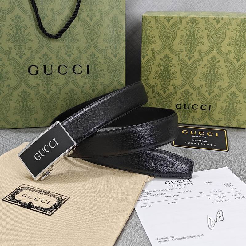 Gucci belt 35mmX90-125cm lb (5)