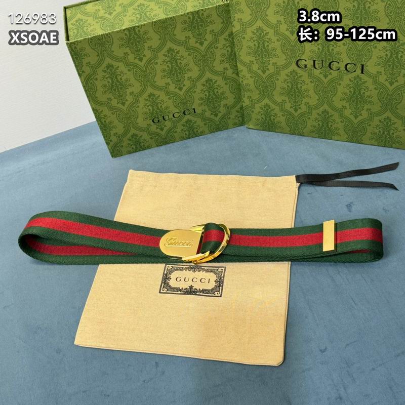 Gucci belt 38mmX95-125cm 8L (6)