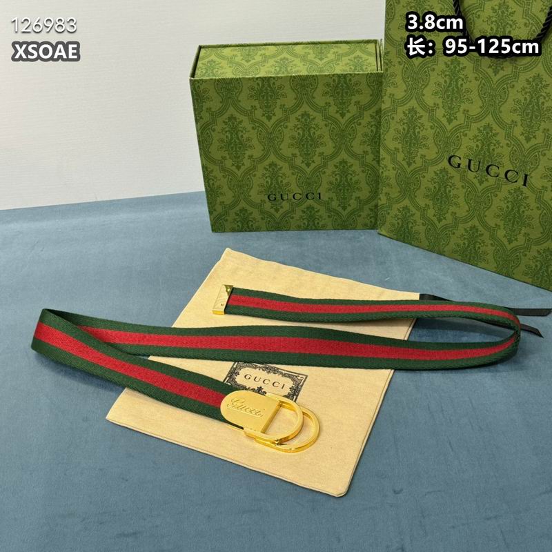 Gucci belt 38mmX95-125cm 8L (7)