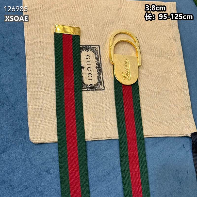 Gucci belt 38mmX95-125cm 8L (8)