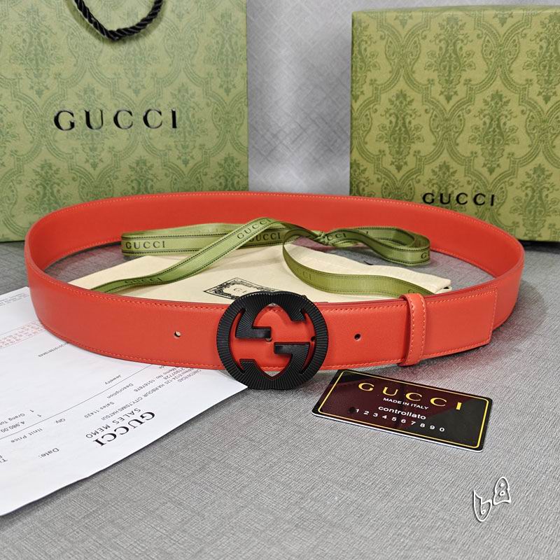 Gucci belt 38mmX90-125cm lb (1)