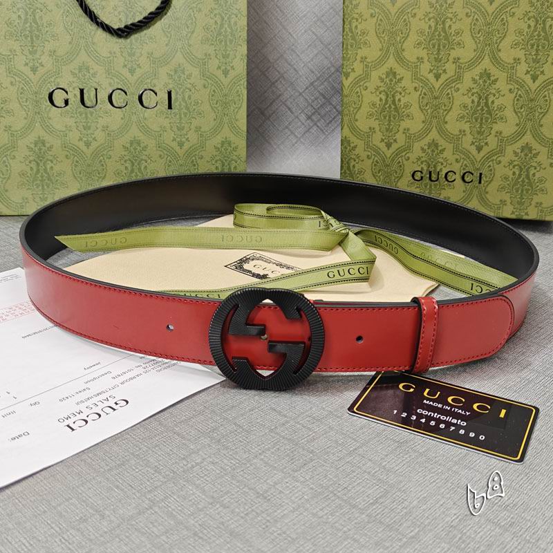 Gucci belt 38mmX90-125cm lb (10)