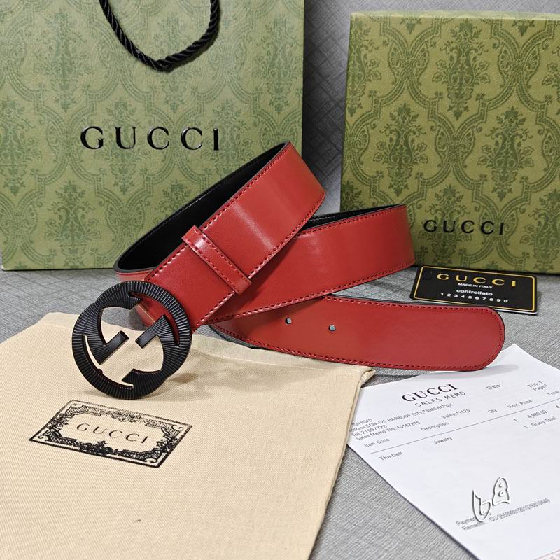 Gucci belt 38mmX90-125cm lb (11)