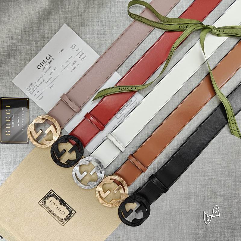 Gucci belt 38mmX90-125cm lb (15)