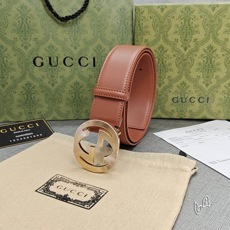 Gucci belt 38mmX90-125cm lb (15)