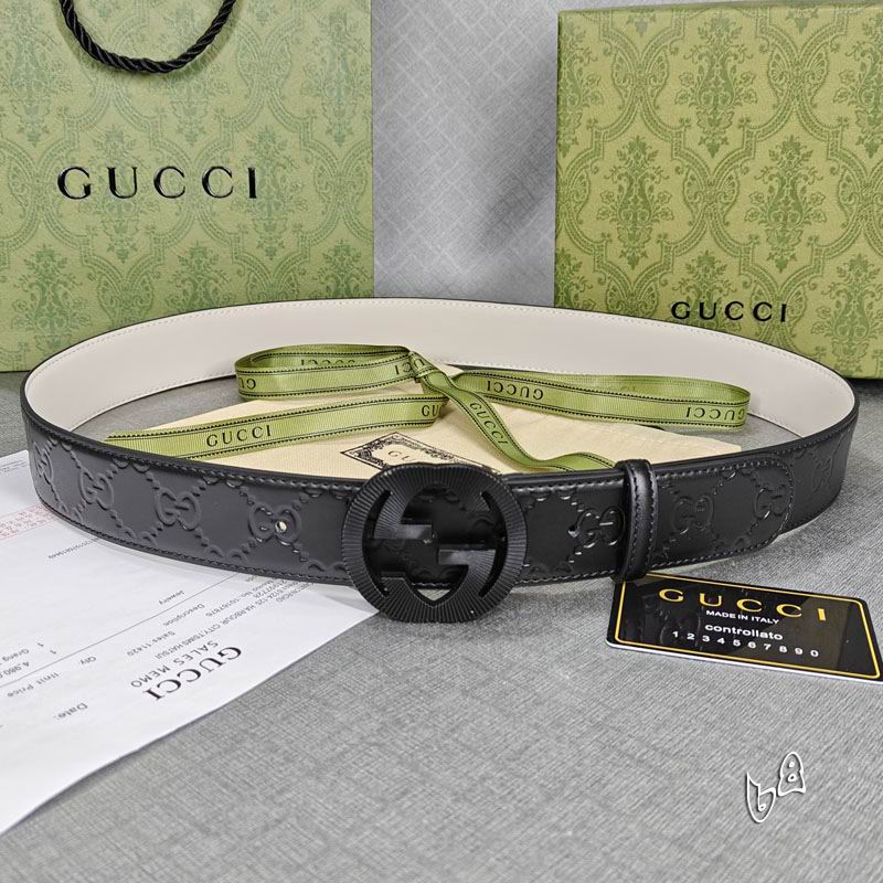 Gucci belt 38mmX90-125cm lb (18)