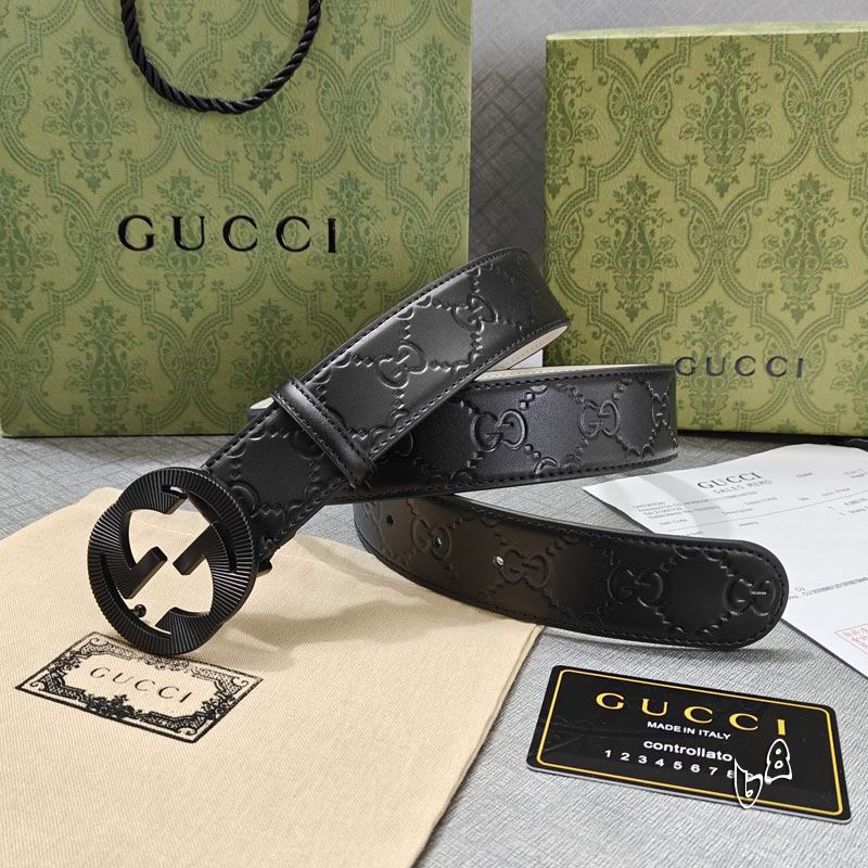 Gucci belt 38mmX90-125cm lb (19)