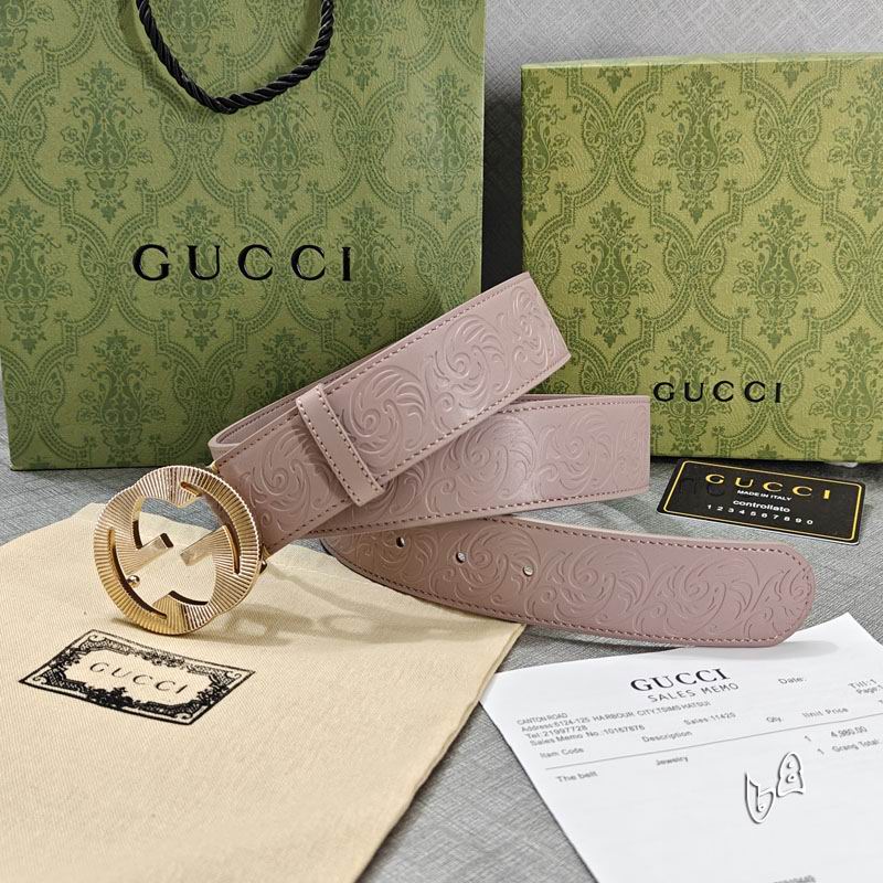 Gucci belt 38mmX90-125cm lb (21)