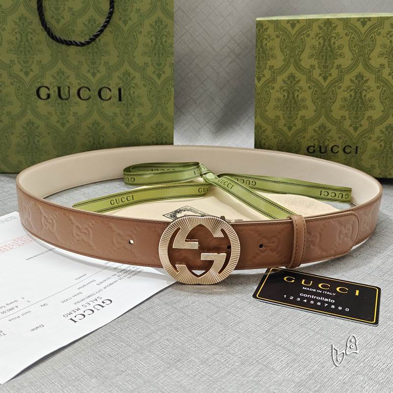 Gucci belt 38mmX90-125cm lb (21)