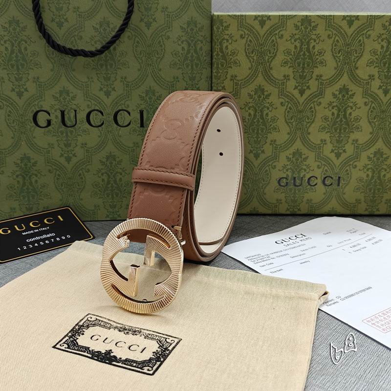 Gucci belt 38mmX90-125cm lb (23)