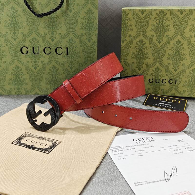 Gucci belt 38mmX90-125cm lb (27)