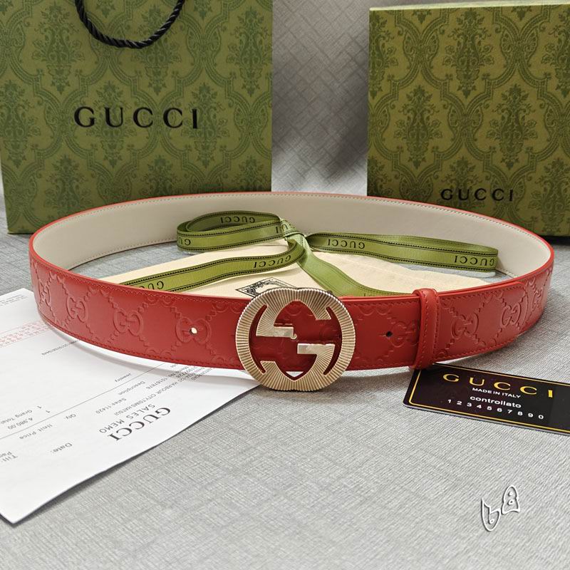 Gucci belt 38mmX90-125cm lb (27)