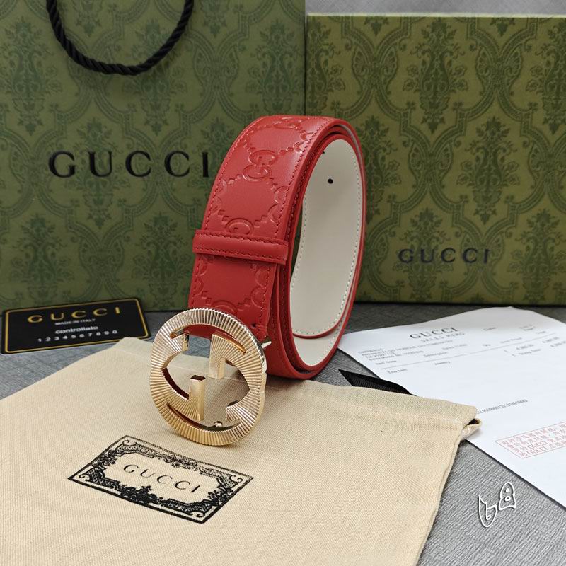 Gucci belt 38mmX90-125cm lb (29)