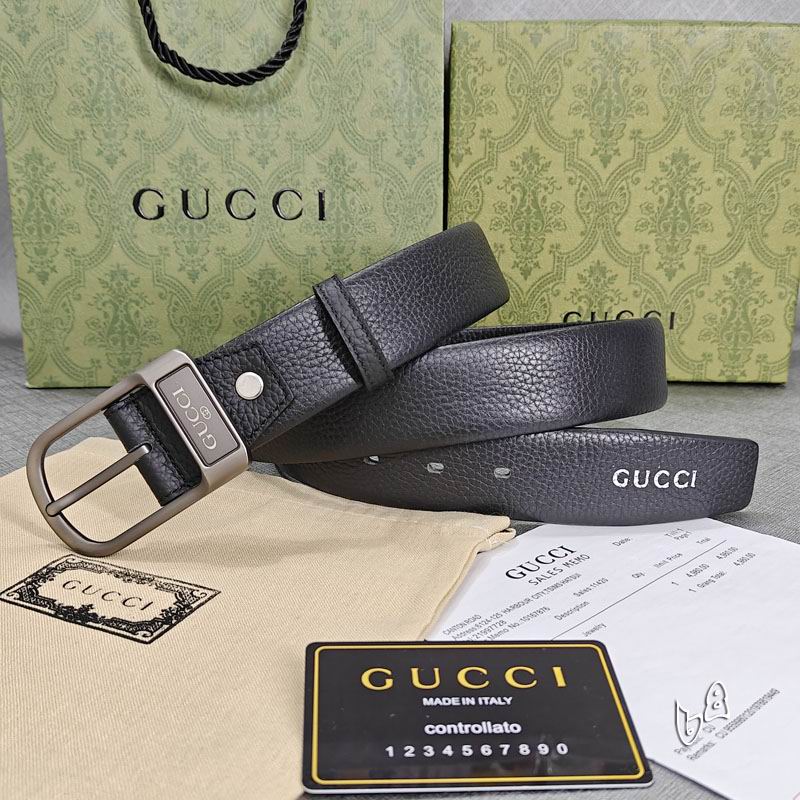 Gucci belt 38mmX90-125cm lb (33)