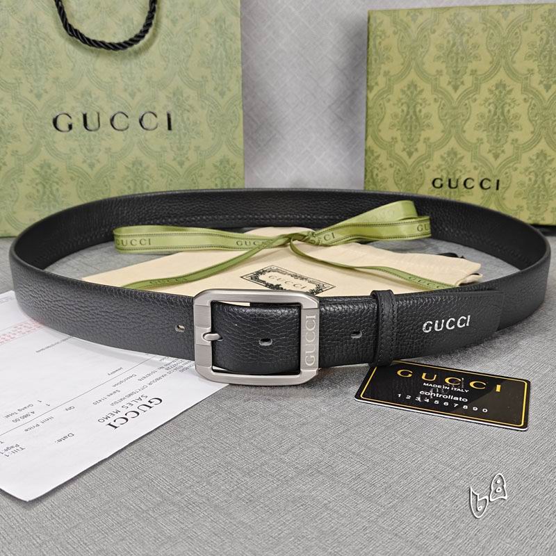 Gucci belt 38mmX90-125cm lb (35)