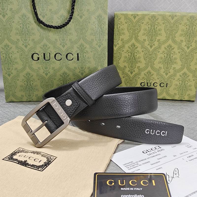 Gucci belt 38mmX90-125cm lb (36)