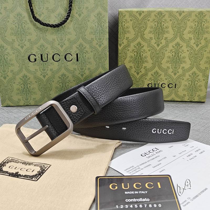 Gucci belt 38mmX90-125cm lb (39)