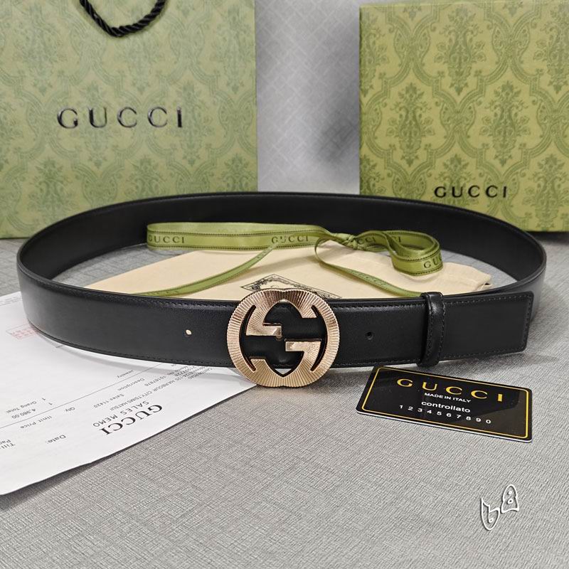 Gucci belt 38mmX90-125cm lb (4)