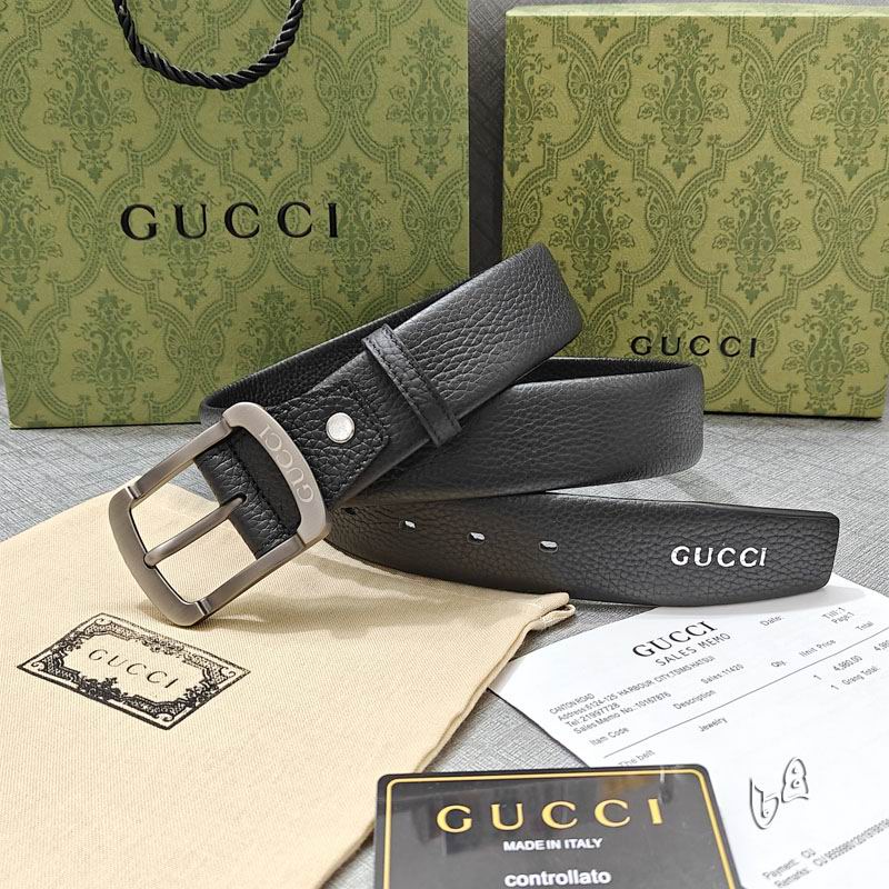 Gucci belt 38mmX90-125cm lb (42)