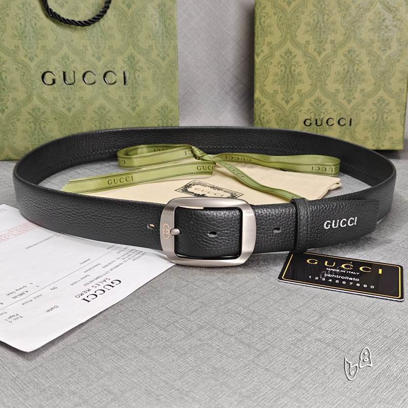 Gucci belt 38mmX90-125cm lb (47)