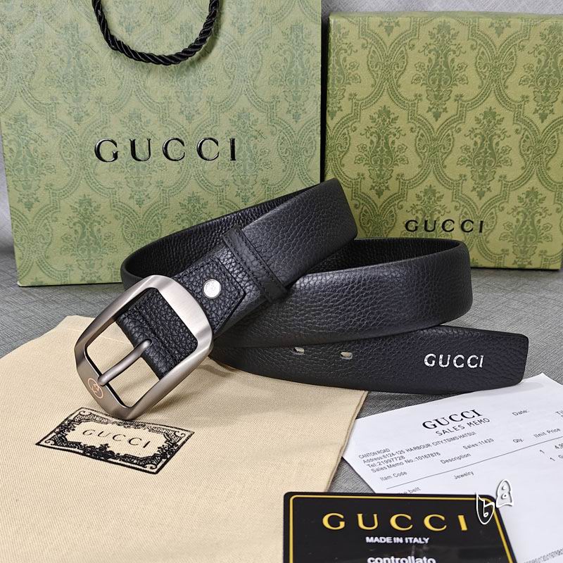 Gucci belt 38mmX90-125cm lb (48)