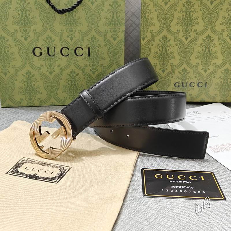 Gucci belt 38mmX90-125cm lb (5)