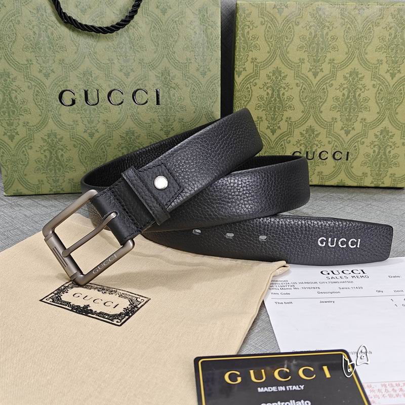 Gucci belt 38mmX90-125cm lb (51)
