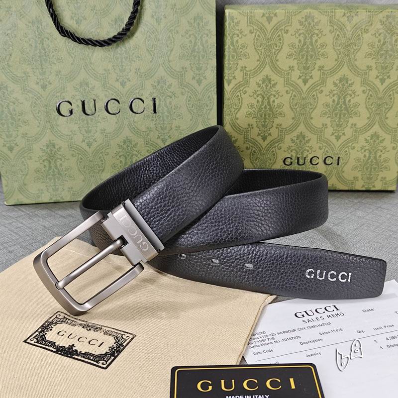 Gucci belt 38mmX90-125cm lb (54)