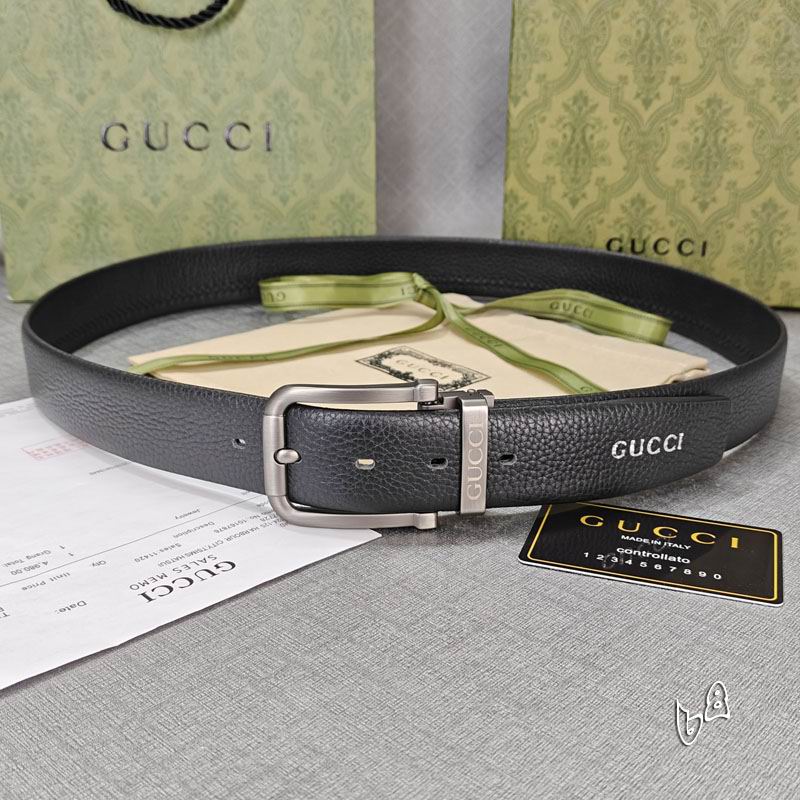 Gucci belt 38mmX90-125cm lb (56)