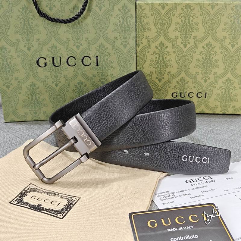 Gucci belt 38mmX90-125cm lb (57)